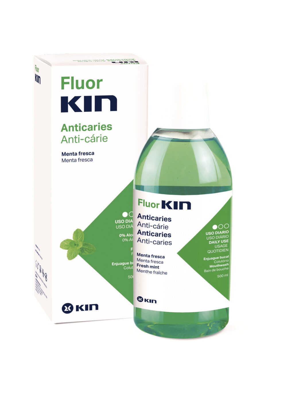 Fluor KIN Anticaries Menta fresca 500ml