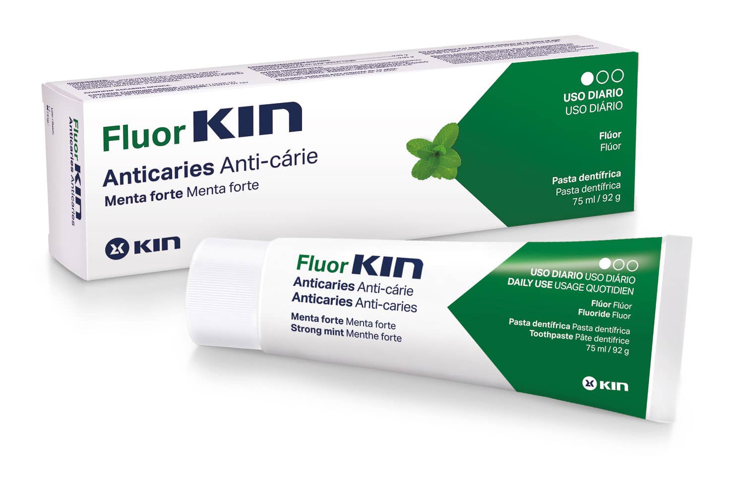 FluorKin Anticaries Menta forte 75ml