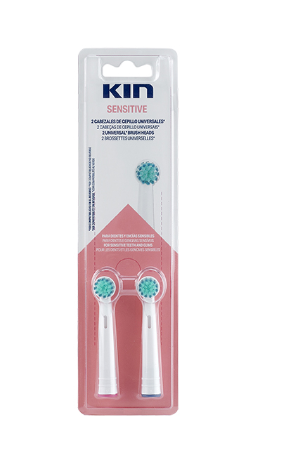 cepillo eléctrico KIN con recambio Sensitive