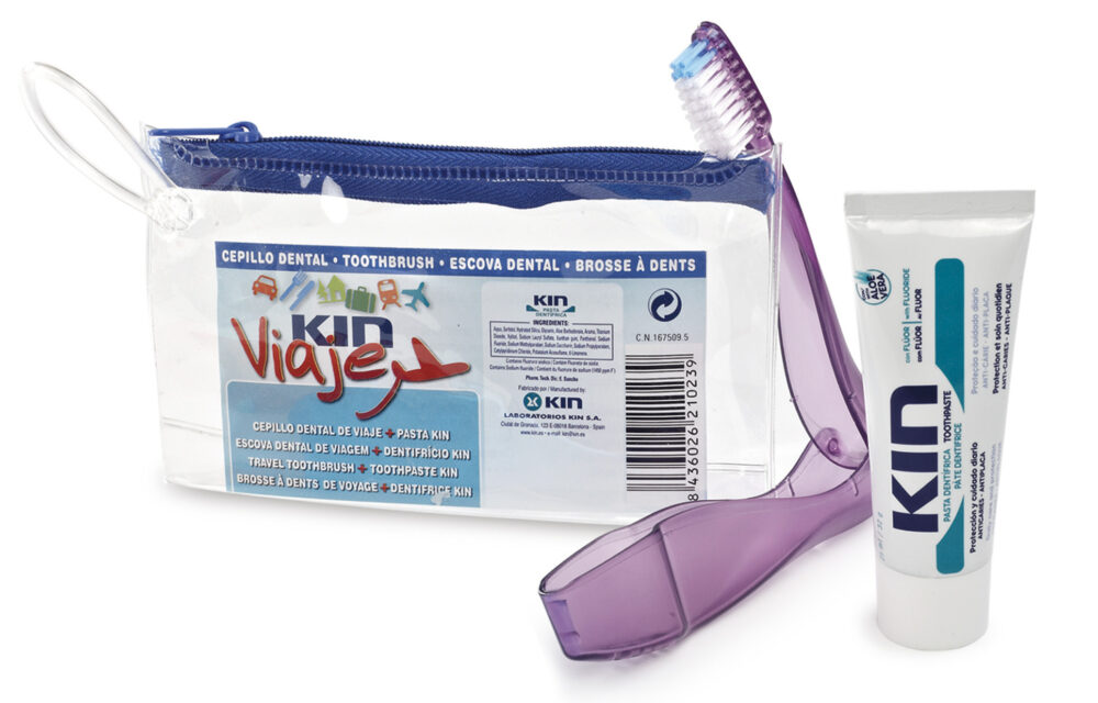 kit de cepillo de dientes y pasta dentífrica KIN para adultos