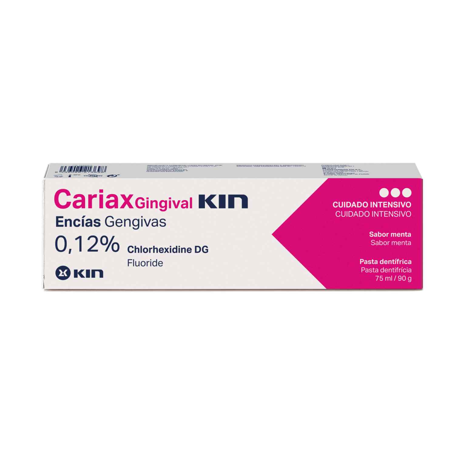 cariax gingival kin gingival pasta dentifrica 75-ml