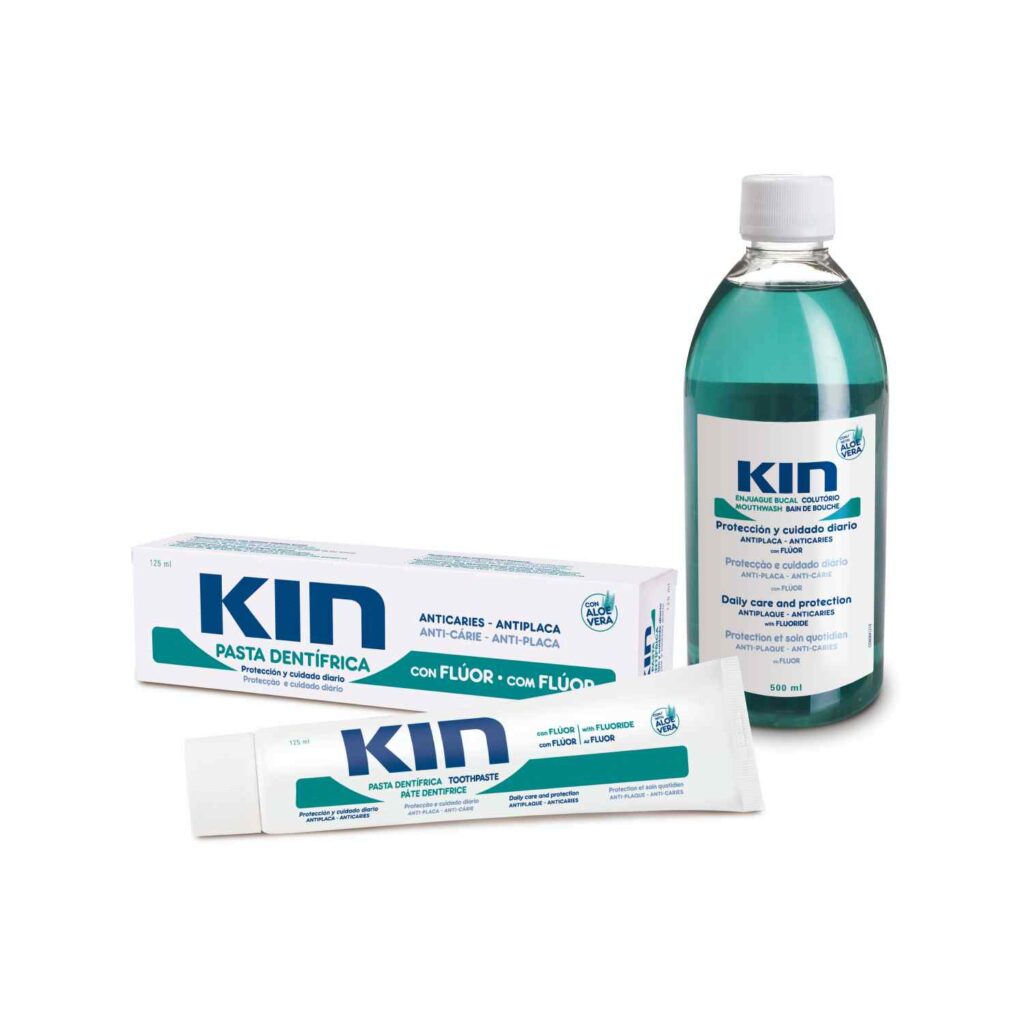 Kin enxaguar e colar
